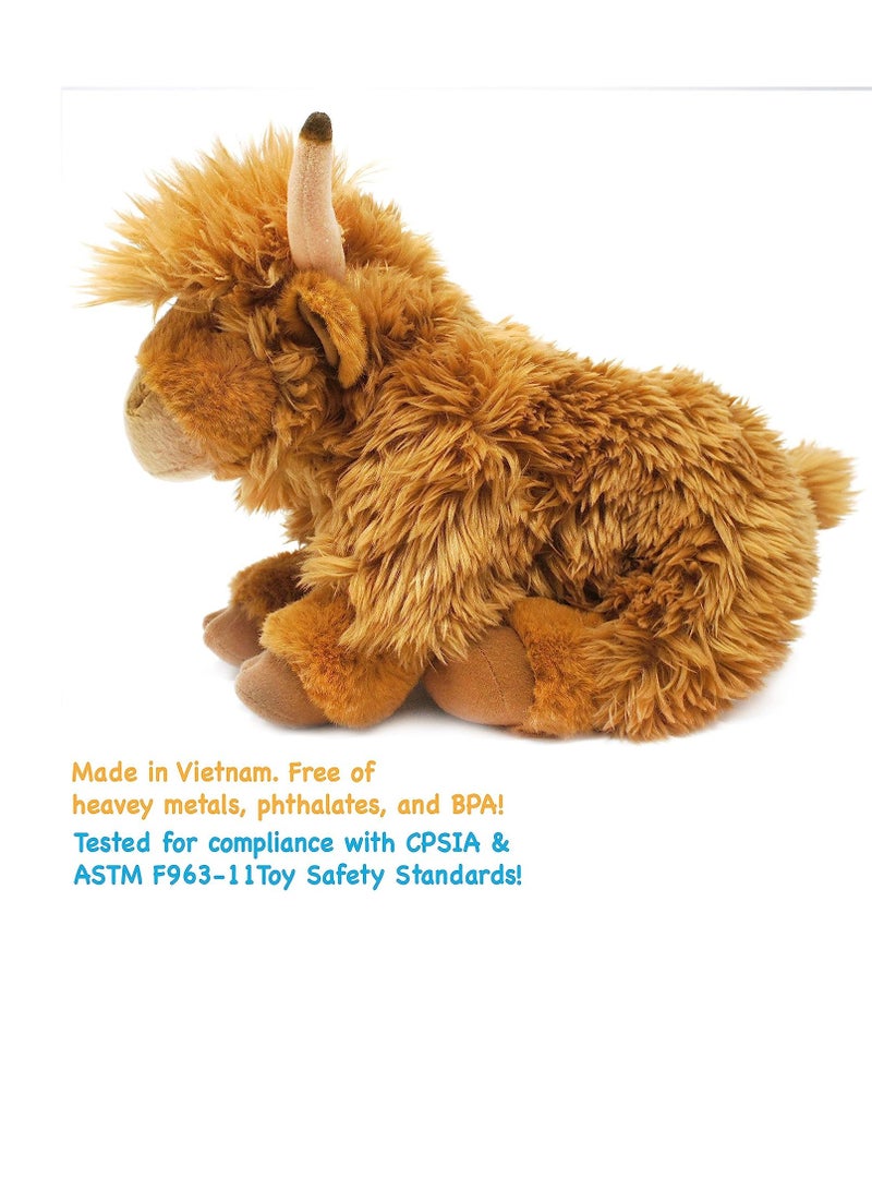 فياهارت فيهارت هنلي بقرية المرتفعات الناعم لعبة محشوة للأطفال | حيوانات محشوة قابلة للعناق | ألعاب منفوخة للأطفال، الأطفال الصغار | قماش بوليستر | حشو بولي بروبيلين | العمر الموصى به 3+ - Image 4