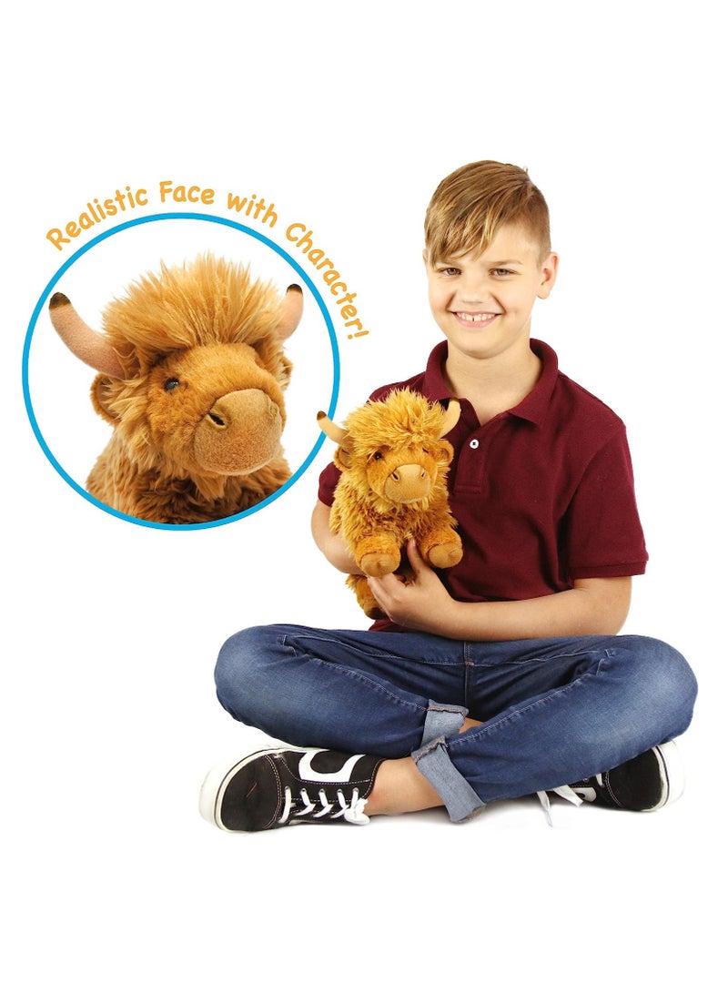 فياهارت فيهارت هنلي بقرية المرتفعات الناعم لعبة محشوة للأطفال | حيوانات محشوة قابلة للعناق | ألعاب منفوخة للأطفال، الأطفال الصغار | قماش بوليستر | حشو بولي بروبيلين | العمر الموصى به 3+ - Image 3