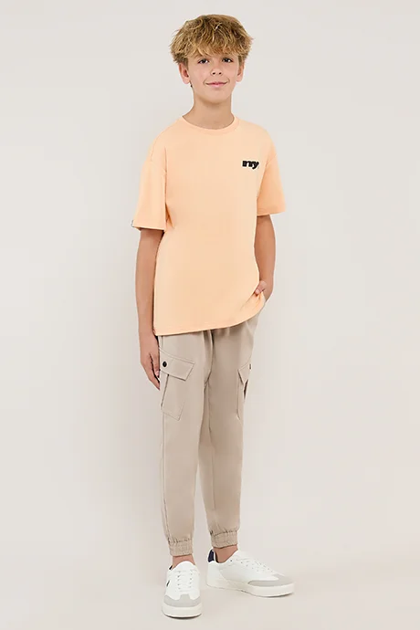 R&B Solid Joggers with Drawstring Waist