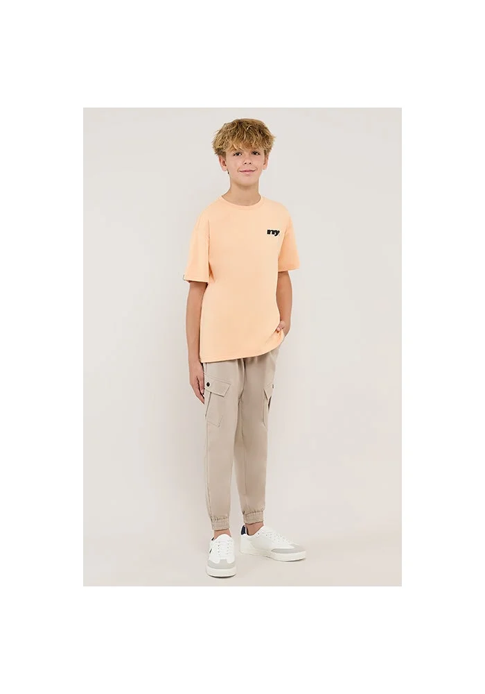 أر أند بي Solid Joggers with Drawstring Waist