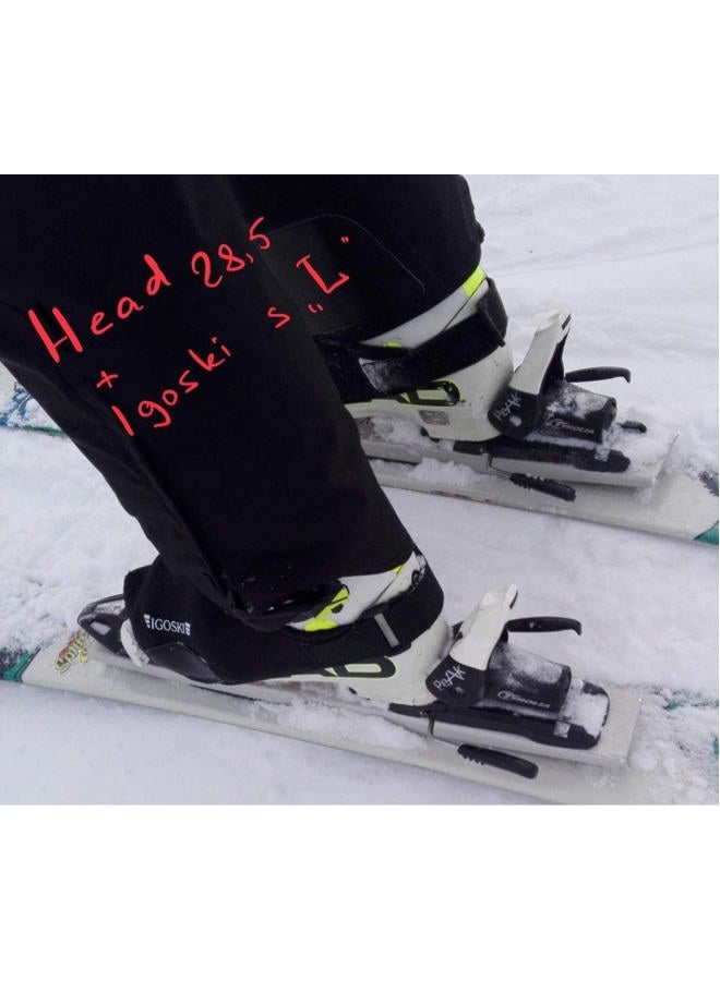 IGOSKI SKI Boot & Shoe Covers Water Resistant and Washable Ski Boot Covers Keep Dry and Warm (Middle) - Image 2