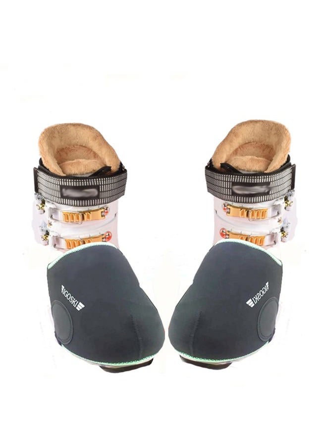 IGOSKI SKI Boot & Shoe Covers Water Resistant and Washable Ski Boot Covers Keep Dry and Warm (Middle) - Image 1