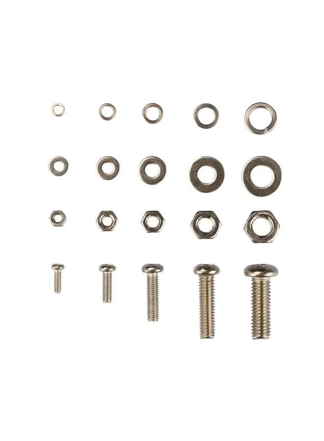 120pcs Stainless Steel 304 Screw Nut Bolt Assortment Kit M2 M3 M4 M5 For DIY Repair - Image 5