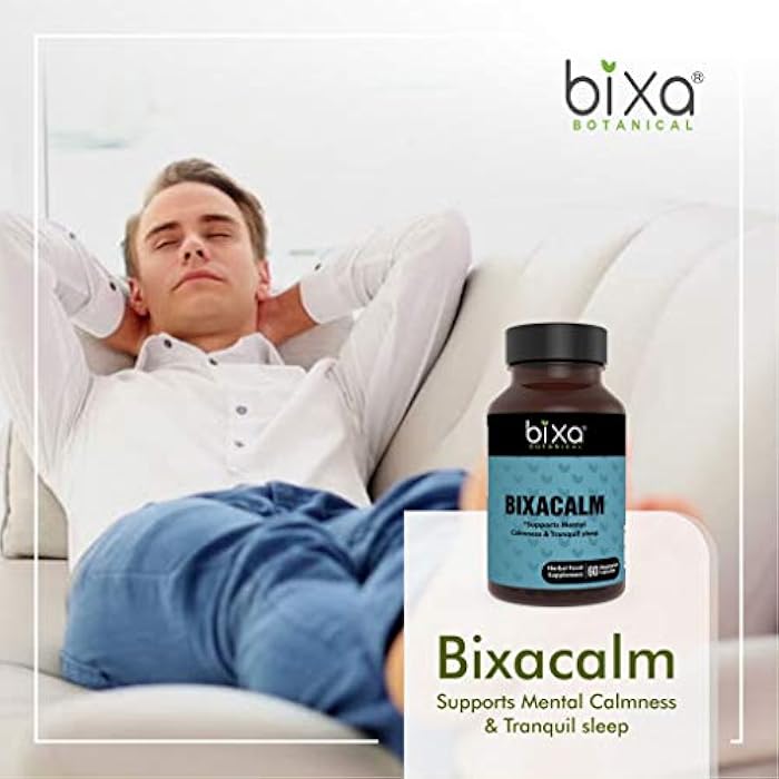 bixa BOTANICAL Bixacalm Capsules,60 Veg Capsules (450 mg) Ashwagandha Extract & Valerian Extract for Sleep - Image 4
