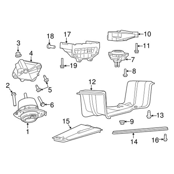 Mopar Genuine Motor Mount 68252522AA - Image 3