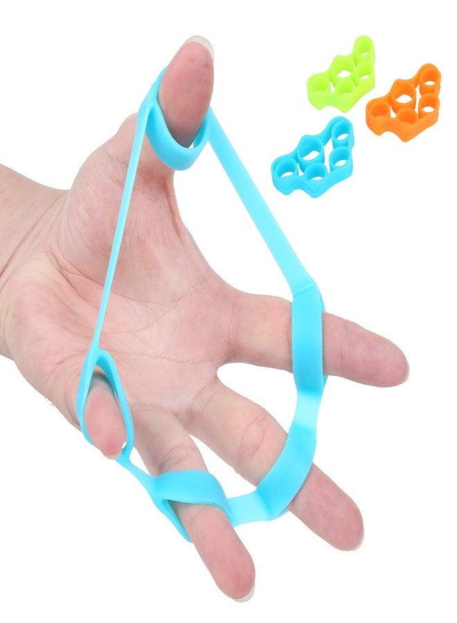 Pilipane Finger Exerciser, Hand Grip Strengthener, (3PCS) Grip Strength Trainer Forearm Grip Workout, Finger Stretcher, Relieve Wrist & Thumb Pain, Carpal Tunnel, Great for Rock Climbing and More, Hand Gr - Image 2