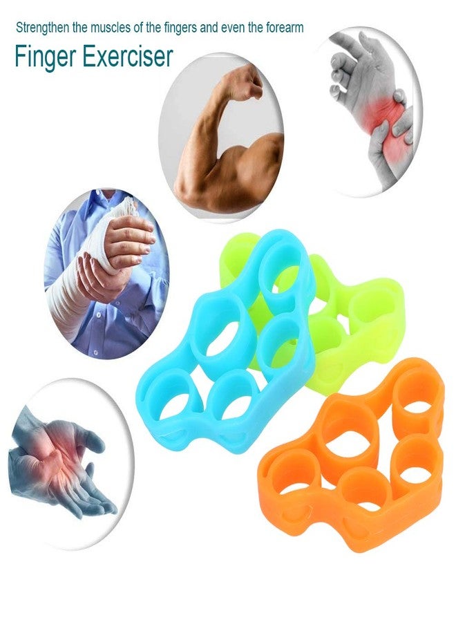 Pilipane Finger Exerciser, Hand Grip Strengthener, (3PCS) Grip Strength Trainer Forearm Grip Workout, Finger Stretcher, Relieve Wrist & Thumb Pain, Carpal Tunnel, Great for Rock Climbing and More, Hand Gr - Image 4