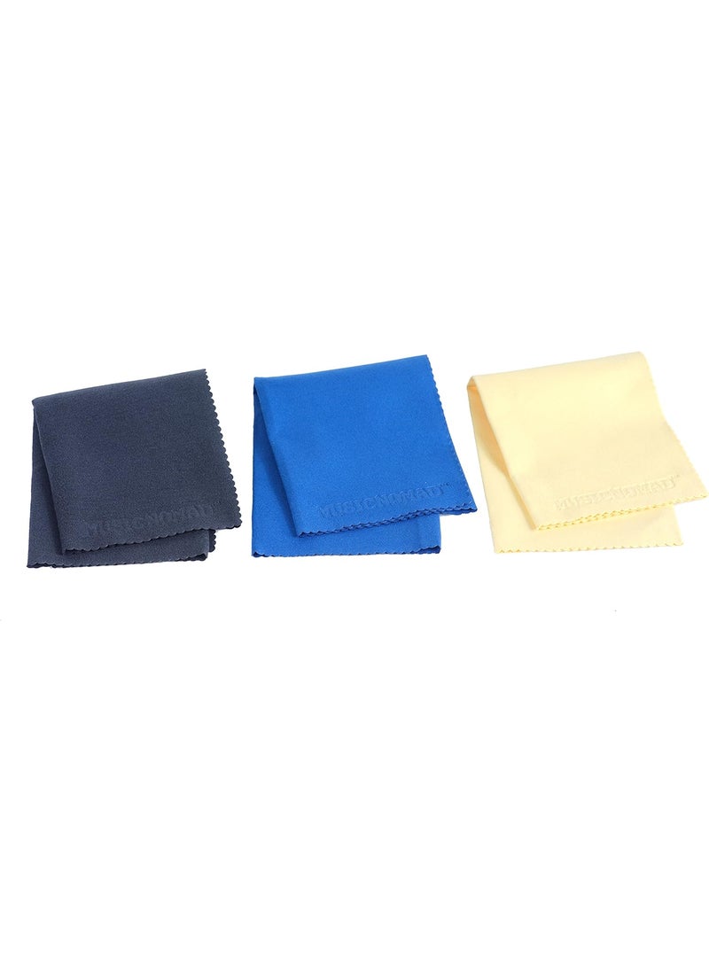 MusicNomad MusicNomad Microfiber Polishing Cloth3 Pack MN203  - Image 2