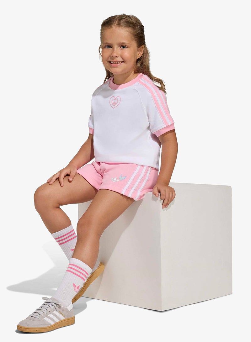 adidas Originals Kids Logo T-Shirt And Short Set - Image 4