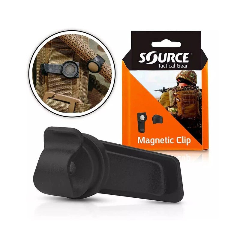 Source Tactical Gear Universal Magnetic Tube Holder Clip (Black) - Image 3