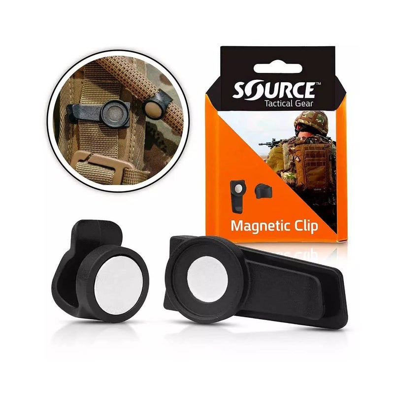 Source Tactical Gear Universal Magnetic Tube Holder Clip (Black) - Image 2