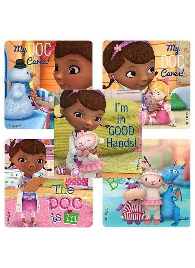 SmileMakers - Disney Doc Mcstuffin Patient Stickers 100 Per Pack - Image 1