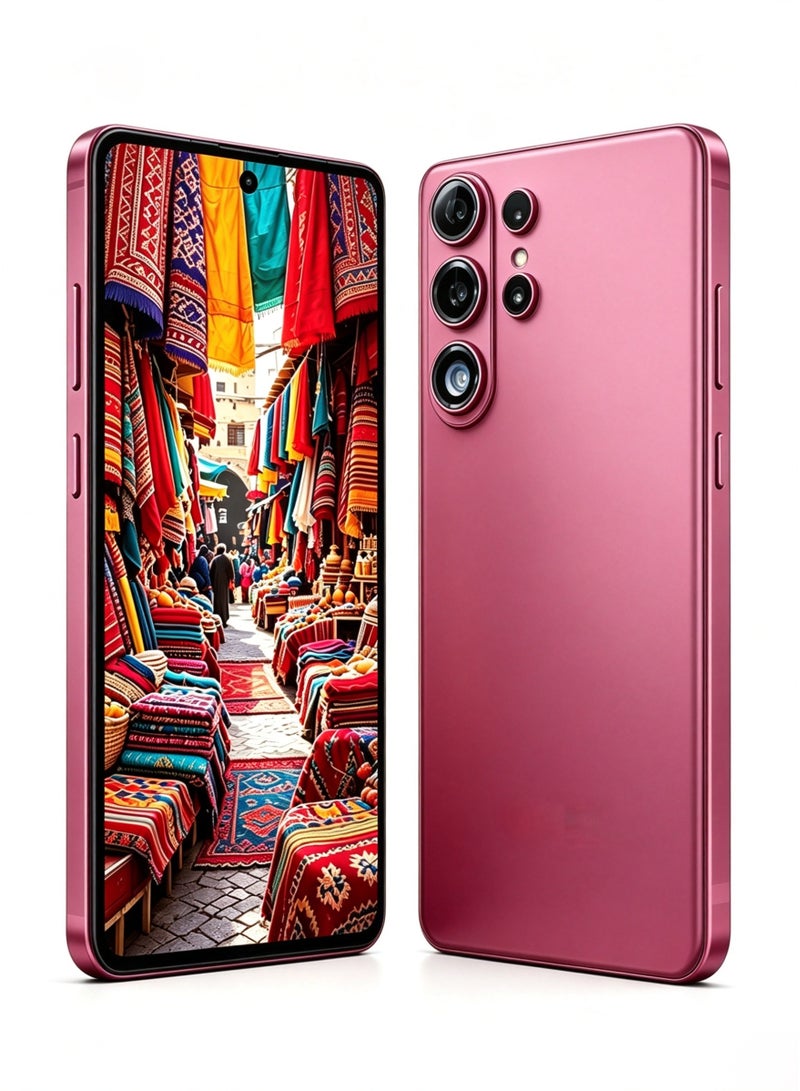 CCIT S26 Ultra+ Smartphone, 16GB RAM, 1TB Storage, 6.8-inch Incell LCD, 6000mAh Battery - Bordeaux Red - Image 2
