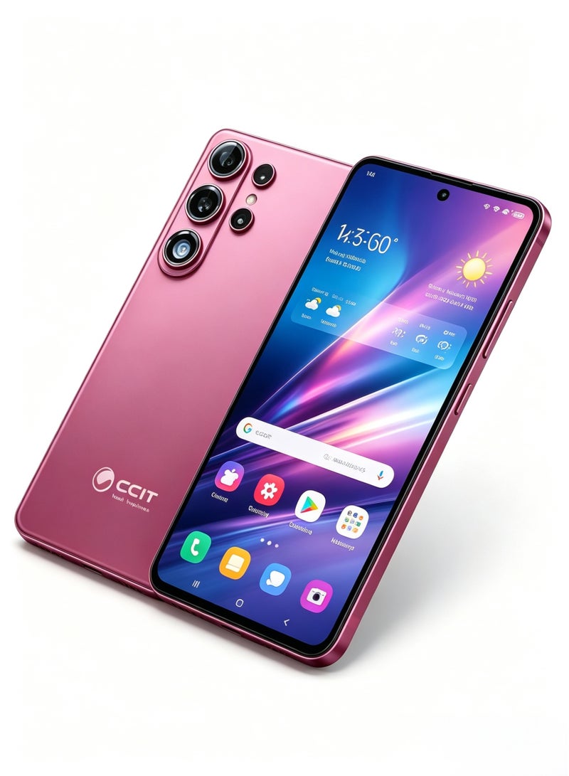 CCIT S26 Ultra+ Smartphone, 16GB RAM, 1TB Storage, 6.8-inch Incell LCD, 6000mAh Battery - Bordeaux Red - Image 3
