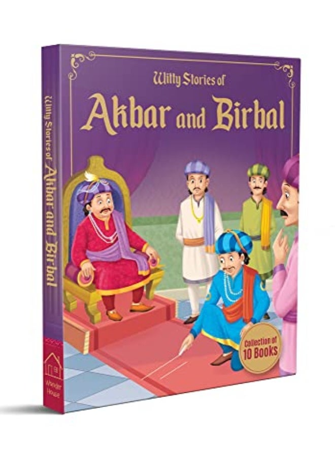 Witty Stories Of Akbar And Birbal Collection Of 10 Books Illustrated Humorous Stories For Kids by Wonder House Books Paperback 
