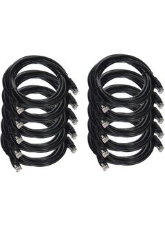 iMBAPrice 10 Cat5e Network Ethernet Patch Cable 10 Pack Black IMBACAT510BK10PK
