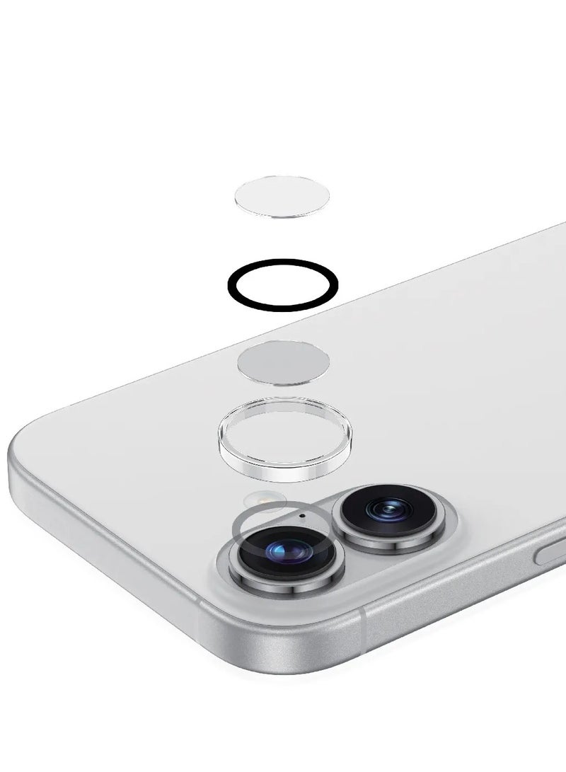 GREEN LION iPhone 17 6.1 Lens Protector / Duo Camera Lens / Camera Protector / 9H Durable /Anti Scratch / Water Resistant - Clear - Image 3