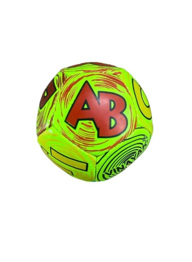 WIKIGO Football for Kids | Football for Playing Football | Water Resistant Football | Alphabet Football | Games to Play with Friends | Rubber Moulded Football Size 0 - Image 2