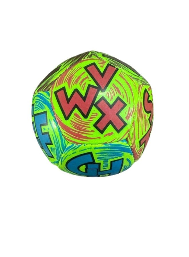 WIKIGO Football for Kids | Football for Playing Football | Water Resistant Football | Alphabet Football | Games to Play with Friends | Rubber Moulded Football Size 0 - Image 3