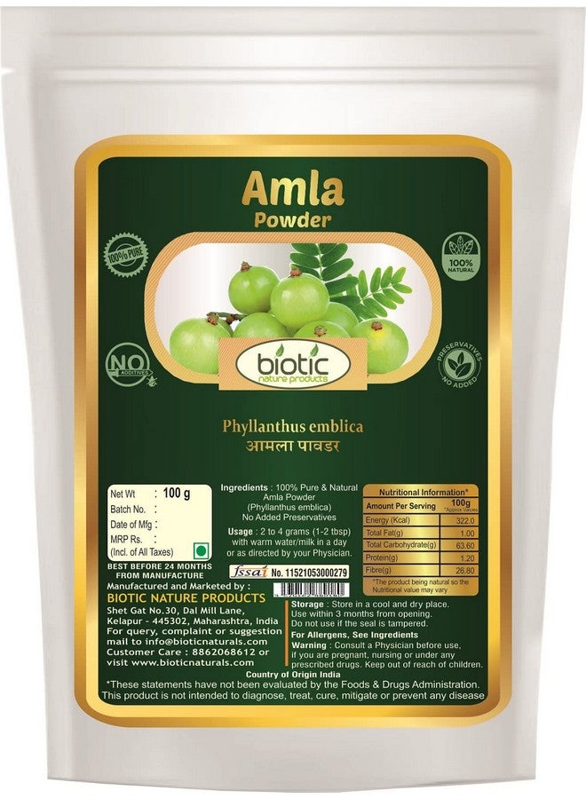 Biotic Natural Shikakai and Amla Powder - 200 gms (100 gms Each) - Image 3