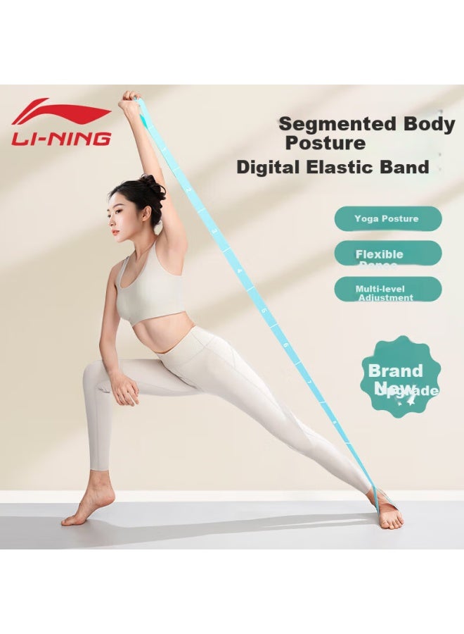 Li-Ning Li-ning Elastic Band Dance Digital Children's Segmented Female Yoga Stretching Rope Fitness Resistance Band Special Stretch Band 10 Grids - Image 1
