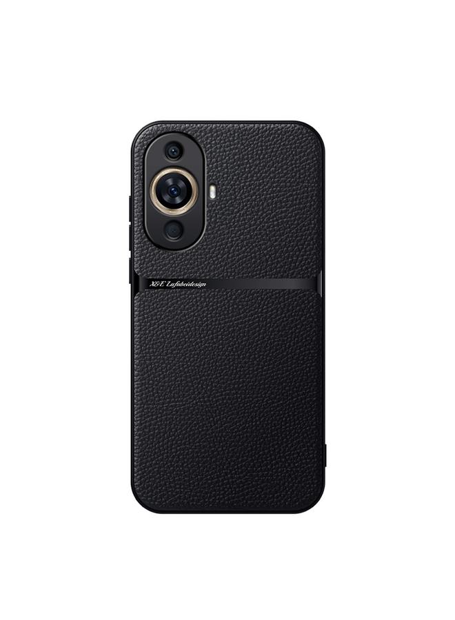 Green Tiger Case For Huawei nova 11 / nova 12s Litchi Leather Magnetic Full Coverage Shockproof Phone Case - Image 1