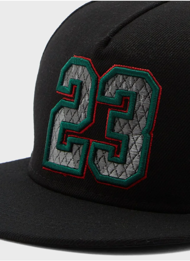 Seventy Five Embroidered Number Flat Peak Cap