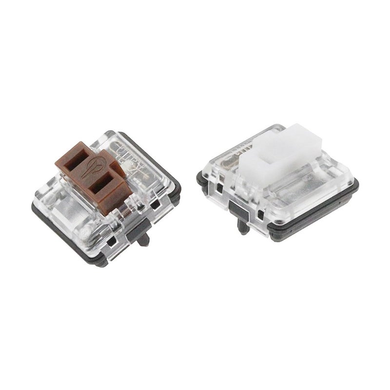 5Pcs White Axis Low Profile Mechanical Keyboard Switches Clicky Tactile Linear for Laptop - Image 5