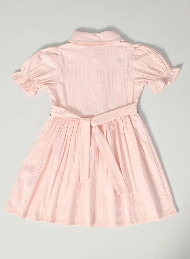 BELLA MODA Embroidered Collared Dress