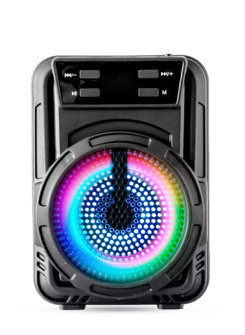 قريت نايس مكبر صوت لاسلكي يعمل بتقنية بلوتوث صوت استريو و راديو FM وذاكرة TF و مدخل USB - Image 2