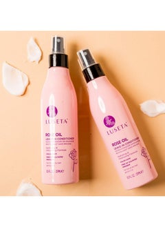 L LUSETA Luseta Rose Oil Leave in Conditioner for Fine & Dry Hair,Nourishing,Moisture,Volume,Silicone-Free,8.5Fl Oz  - Image 4