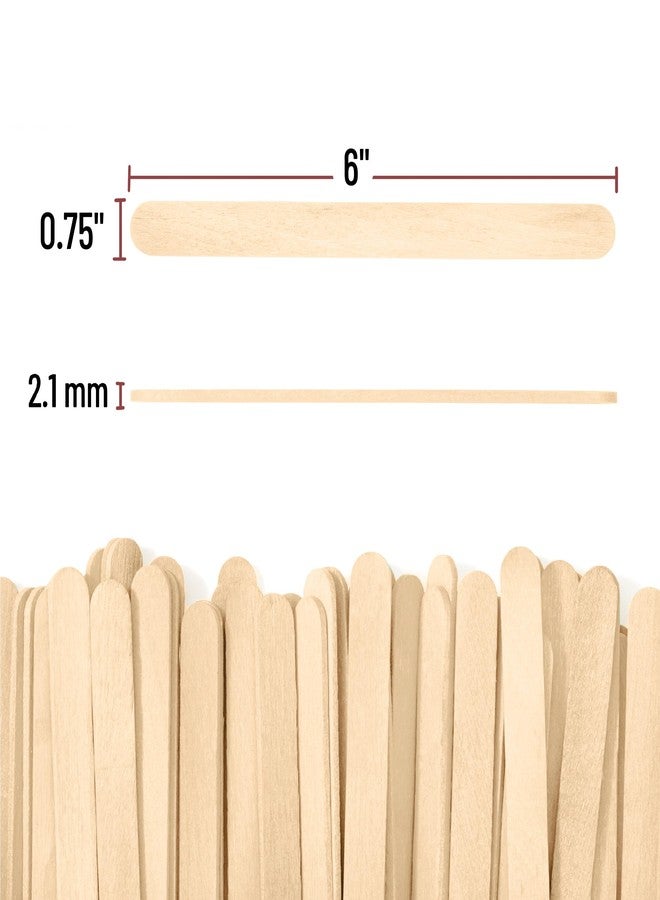 Mr. Pen Jumbo Wooden Craft Sticks, 100 Pack, 5.75 inch, Ideal for Crafts and Waxing - Image 3