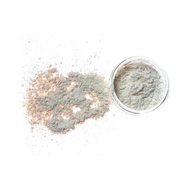 Slice of the Moon  Iridescent Green Natural Mineral Mica Powder 042oz 12g  for Personal or Professional Use  Cosmetics Epoxy Resin Projects Nail Polish Soaps Bath Bombs and Art Projects