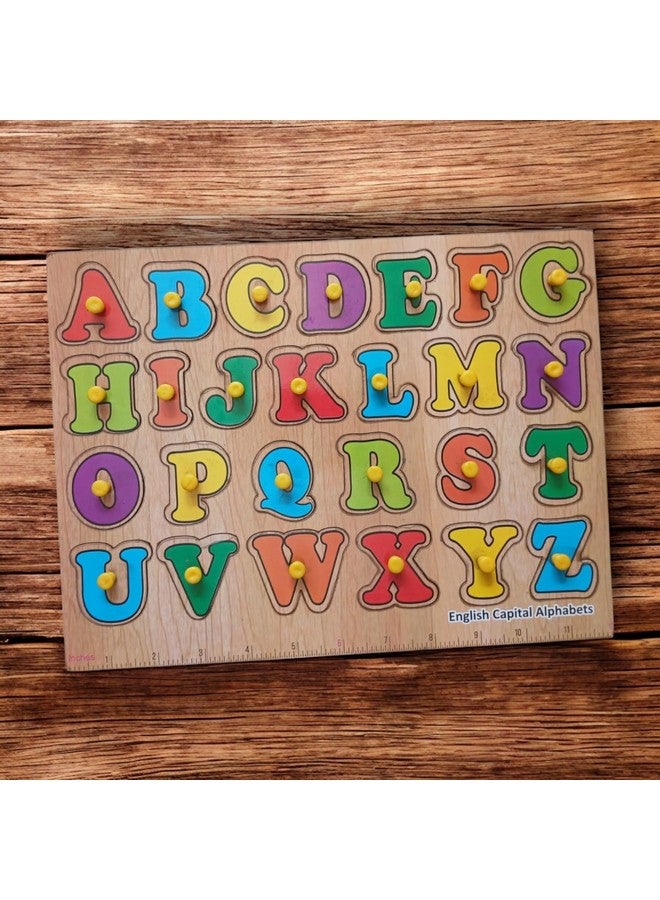 مجموعة ألغاز تعليمية خشبية، 4 قطع، أحرف أبجدية وأرقام وأجزاء الجسم، تصميم لوح خشبي - Image 4