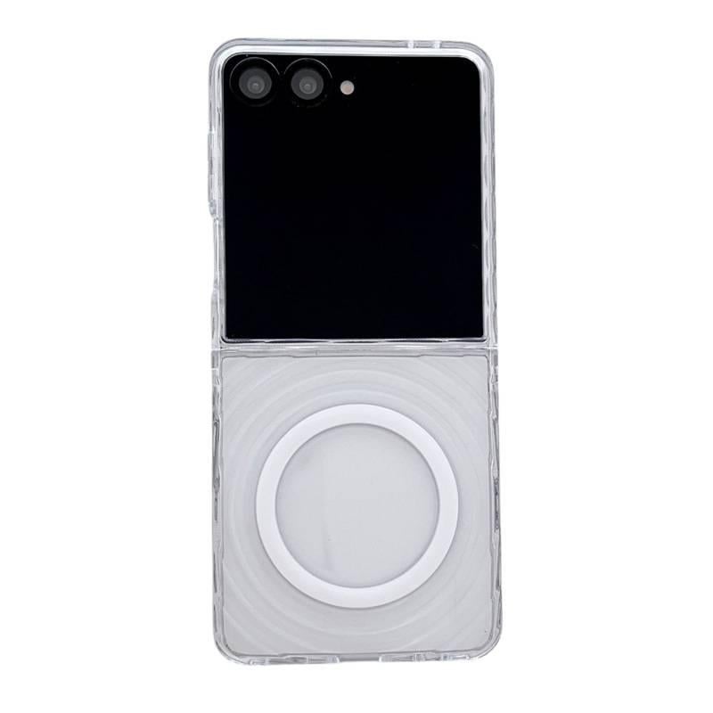 MagSafe Case | Shockproof Cover for Samsung Galaxy Z Flip 7 | Cream Yellow | Drop Protection | Strong Magnetic - Image 3