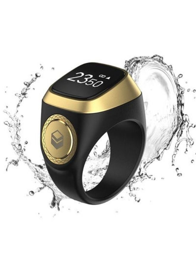 iQIBLA - Smart Tasbih Zikr1 Lite Ring - Black - 22mm - Image 2