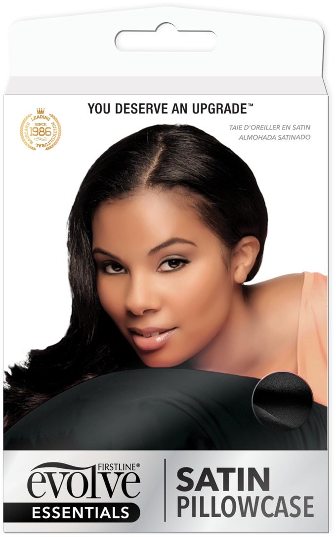 GO SATIN PILLOWCASE BLACK