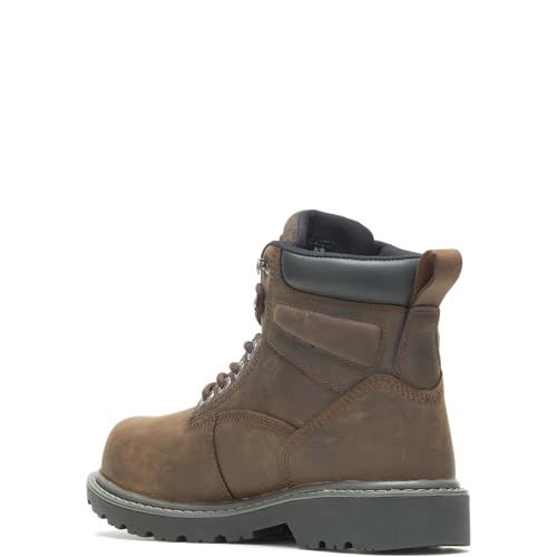 Wolverine Women's Floorhand Steel-Toe 6" Waterproof Work Boot, Dk Brown, 7 - Image 3