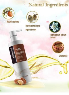 Karseell Argan Oil Shampoo Herbal Extract Moisturizing Deep Repair Smooth Shampoo for Dry and Damaged Hair 500 ML  - Image 4