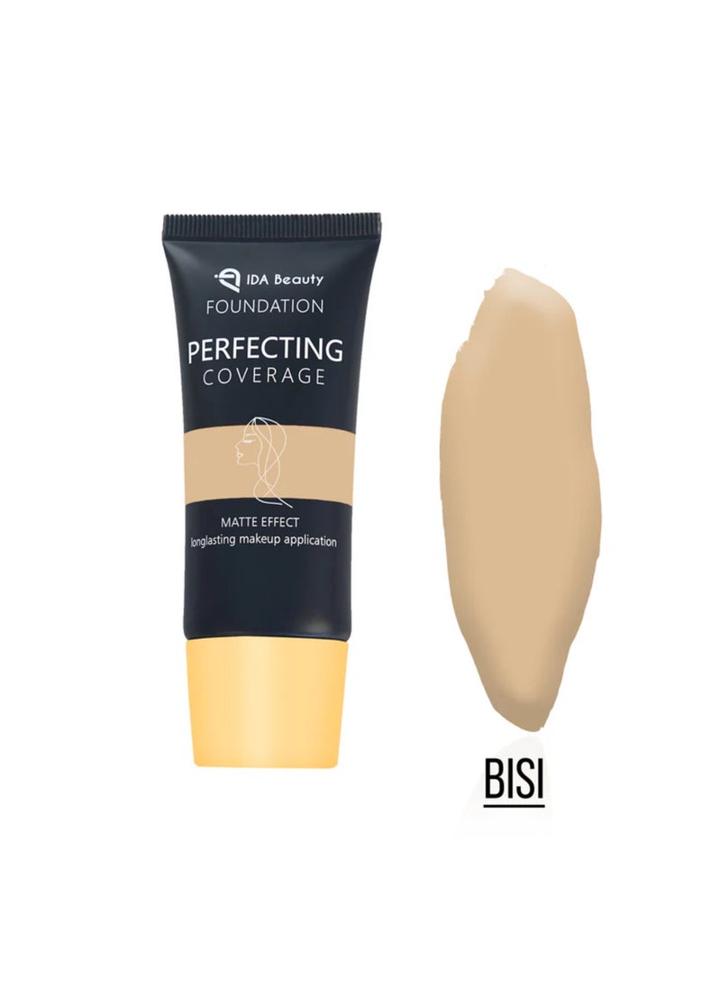 IDA Beauty - Glam It! Perfecting Coverage Foundation | Full Coverage, Matte Finish, Long-Lasting, Lightweight | Vegan, Halal, Cruelty-Free - Image 1