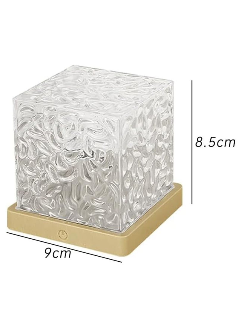 Hihonor Ocean Wave Projector Light,16 Colors Midnight Aura Lamp with Touch Control Aurora Glow Lamp,3D Tesseract Lamp for Light Projector for Home Office Bar Restaurant Underwater Projector Light  - Image 5