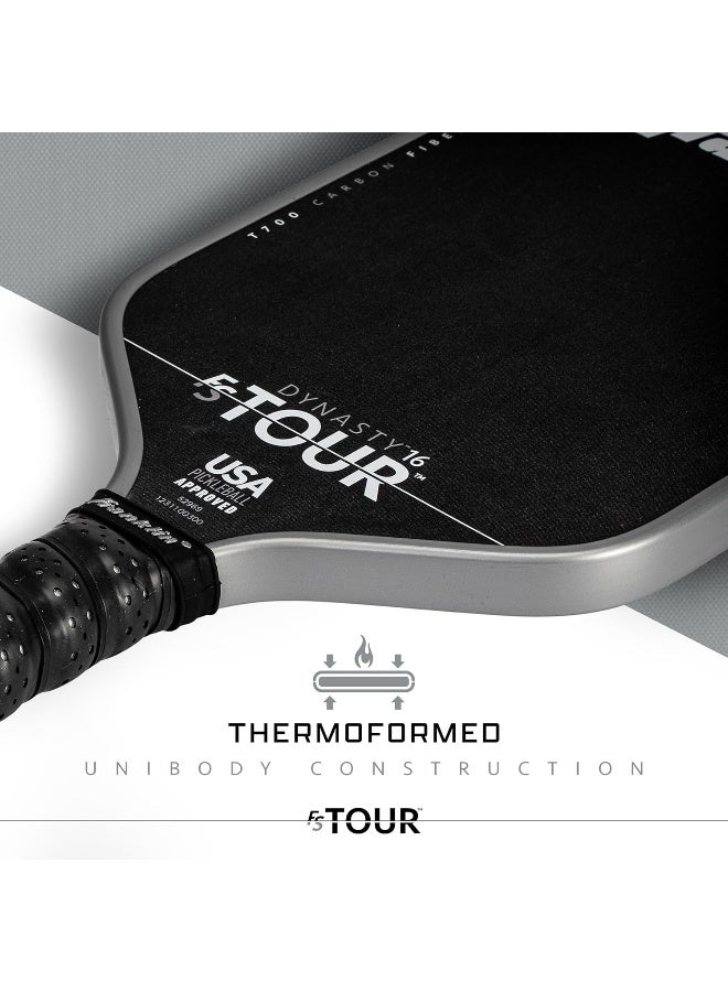 فرانكلين سبورتس مضرب بيكلبول فرانكلين سبورتس FS Tour Dynasty بسمك 16 مم – رمادي - Image 3