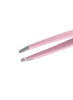 Tongtletech Slant Tweezers - Precision Slant-Tip Pink Eyebrow Tweezer Stainless Steel Facial Hair Plucking for Men and Women  - Image 5