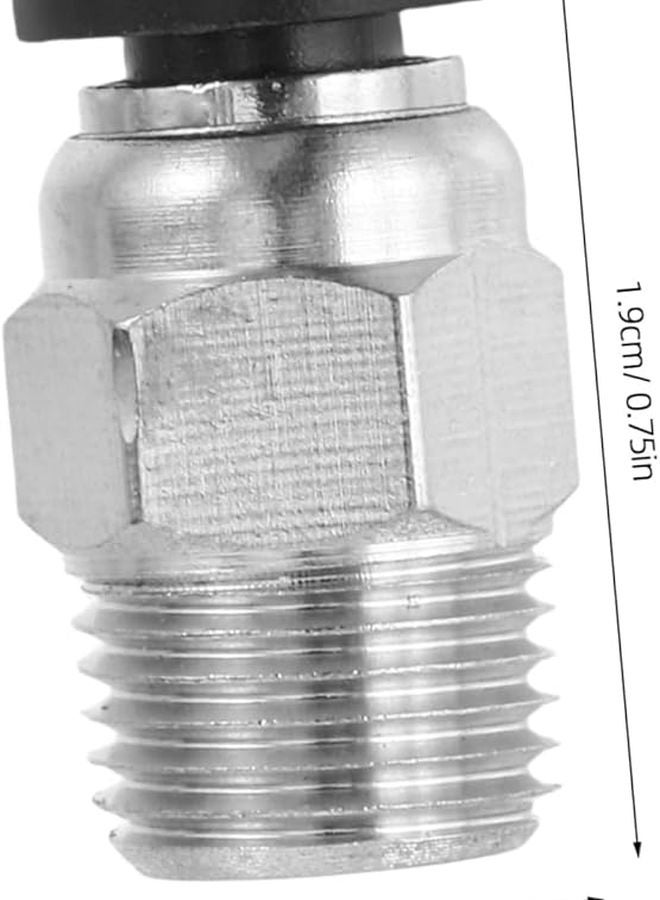 تركيب دفع هوائي للاتصال Pc4 M10 موصل سريع مستقيم للطابعة ثلاثية الأبعاد فضي - Image 3