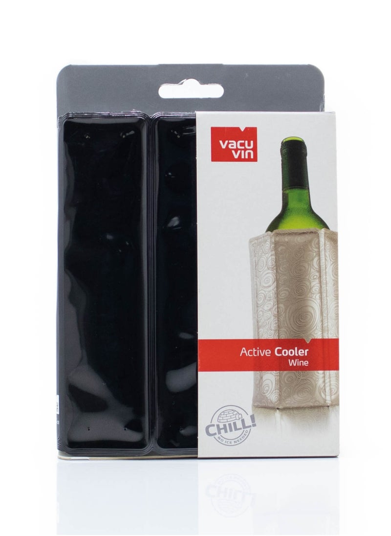 Vacu Vin Vacu Vin Active Cooler For Wine Bottle Black  - Image 2