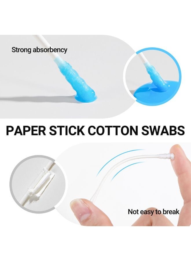 Seednur Safety Clean Swabs with 3.5mm Tips Design for Newborn Baby and Children 100% Biodegradable Chlorine, Fluorescents Agent Free & Hypoallergenic Swabs - Image 3