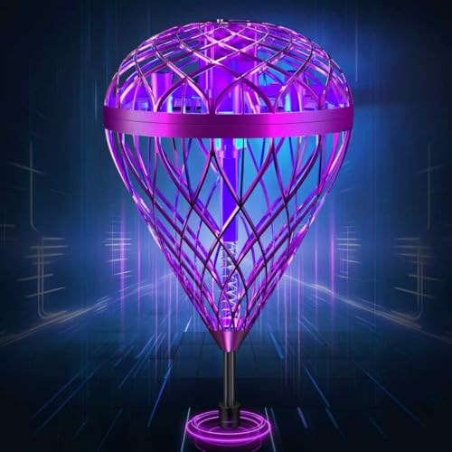 LEMATRIX 2025 Flying Shuttlecock Toy Interactive Outdoor Hover Bounce Toy with 3D Flip Outside Toys for Kids Ages 612 Body Contact Fun Birthday for Boys GirlsPurple - Image 1