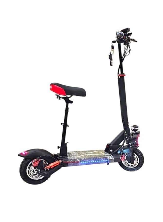 وينر سكوتر وينر C5، محرك ٢٠٢٥-٢٠٠٠ واط، بطارية ٤٨ فولت ١٣ أمبير/ساعة | شاشة رقمية كبيرة | مقعد قابل للتعديل | أقصى سرعة ٧٠ كم/ساعة | تعليق مزدوج وعمر بطارية أطول | يشمل هدايا مجانية: خوذة وسترة - Image 1