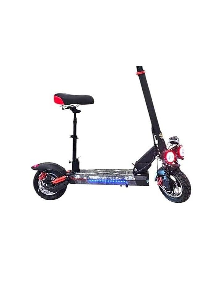 وينر سكوتر وينر C5، محرك ٢٠٢٥-٢٠٠٠ واط، بطارية ٤٨ فولت ١٣ أمبير/ساعة | شاشة رقمية كبيرة | مقعد قابل للتعديل | أقصى سرعة ٧٠ كم/ساعة | تعليق مزدوج وعمر بطارية أطول | يشمل هدايا مجانية: خوذة وسترة - Image 2