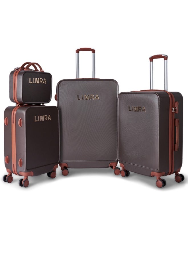 Luggage set 5 pieces travel Bags with a distinctive design from limra Brown - pzsku/ZC16D02B35A90C7E8CD6AZ/45/1741088871/bc3cf5af-7ea4-4778-9377-ec46bceb1a68